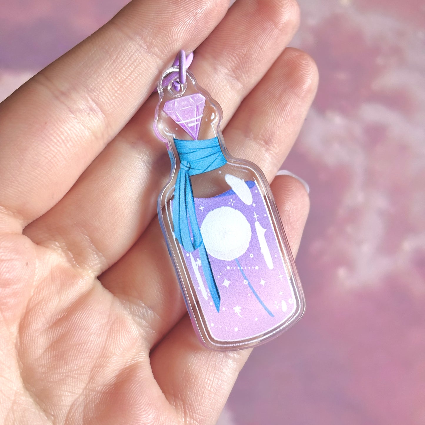 Dandelion Potion Keychain – A Touch of Magic in Your Pocket!