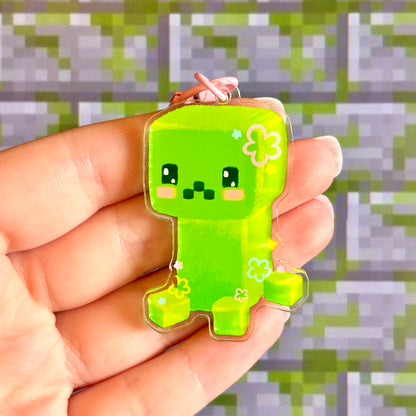 Cute Creeper Keychain – A Tiny Boom of Cuteness!