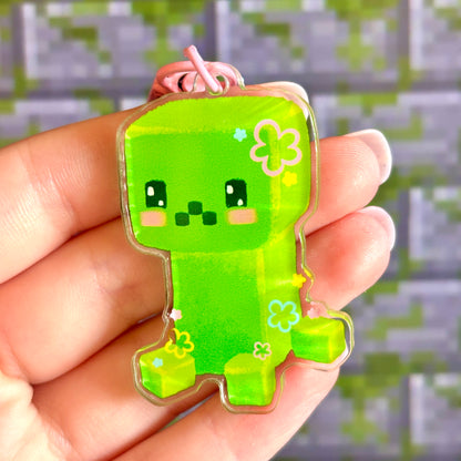 Cute Creeper Keychain – A Tiny Boom of Cuteness!