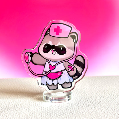 Medic Raccoon Standee - The Caring Nurse