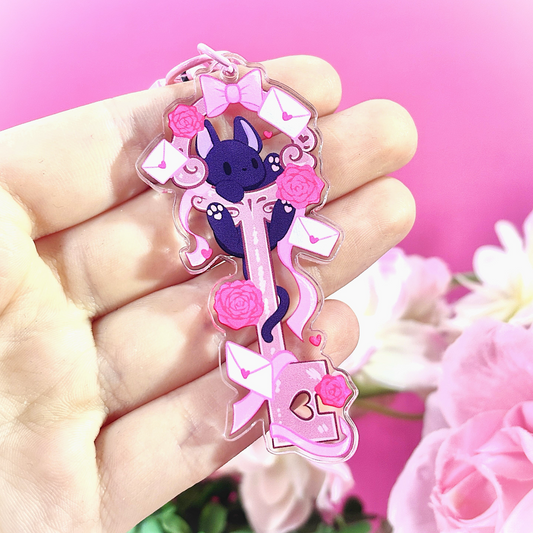 Magical Kiki's Cat Jiji Key Keychain – Inspired By Ghibli’s Kiki’s Delivery Service