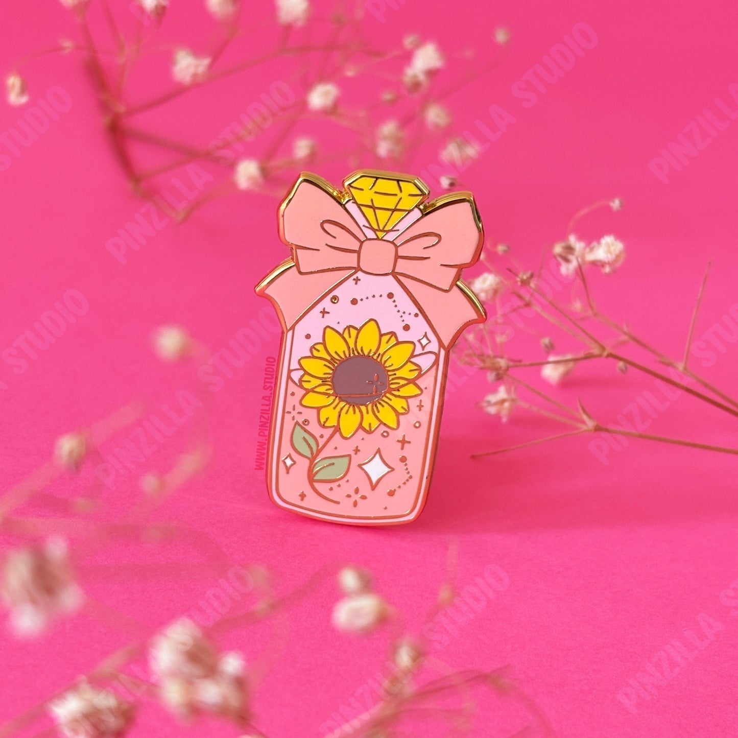 SUNFLOWER POTION Hard Enamel Pin