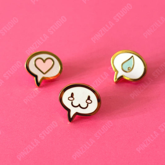 Happy, Sad or Love EMOTES PIN or MAGNET Stardew Valley game inspired hard enamel pins