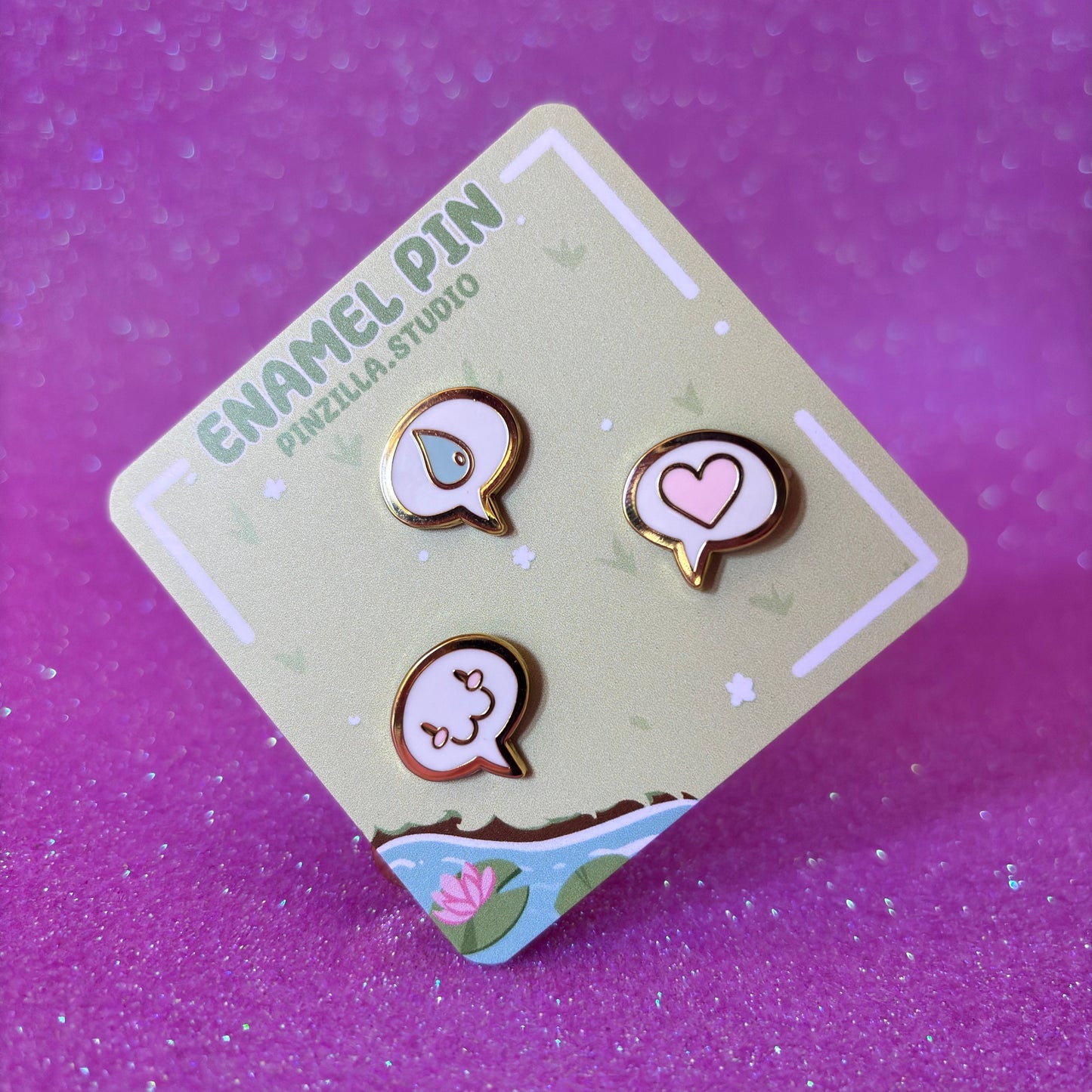 Happy, Sad or Love EMOTES PIN or MAGNET Stardew Valley game inspired hard enamel pins