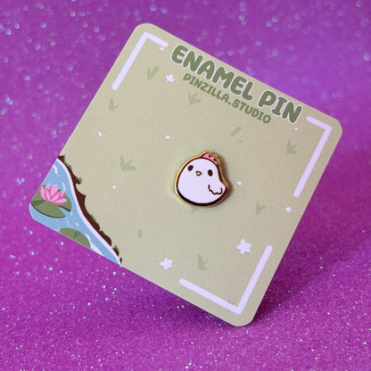 WHITE CHICKEN Stardew Valley game inspired hard enamel pin [cute and aesthetic farm hen]