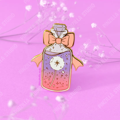 Beautiful Dandelion Potion Enamel Hard Pin