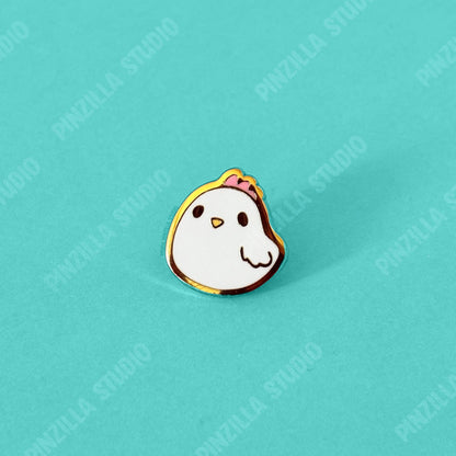 WHITE CHICKEN Stardew Valley game inspired hard enamel pin [cute and aesthetic farm hen]