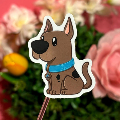 Detective Dog from Mystery Gang inspired Sticker