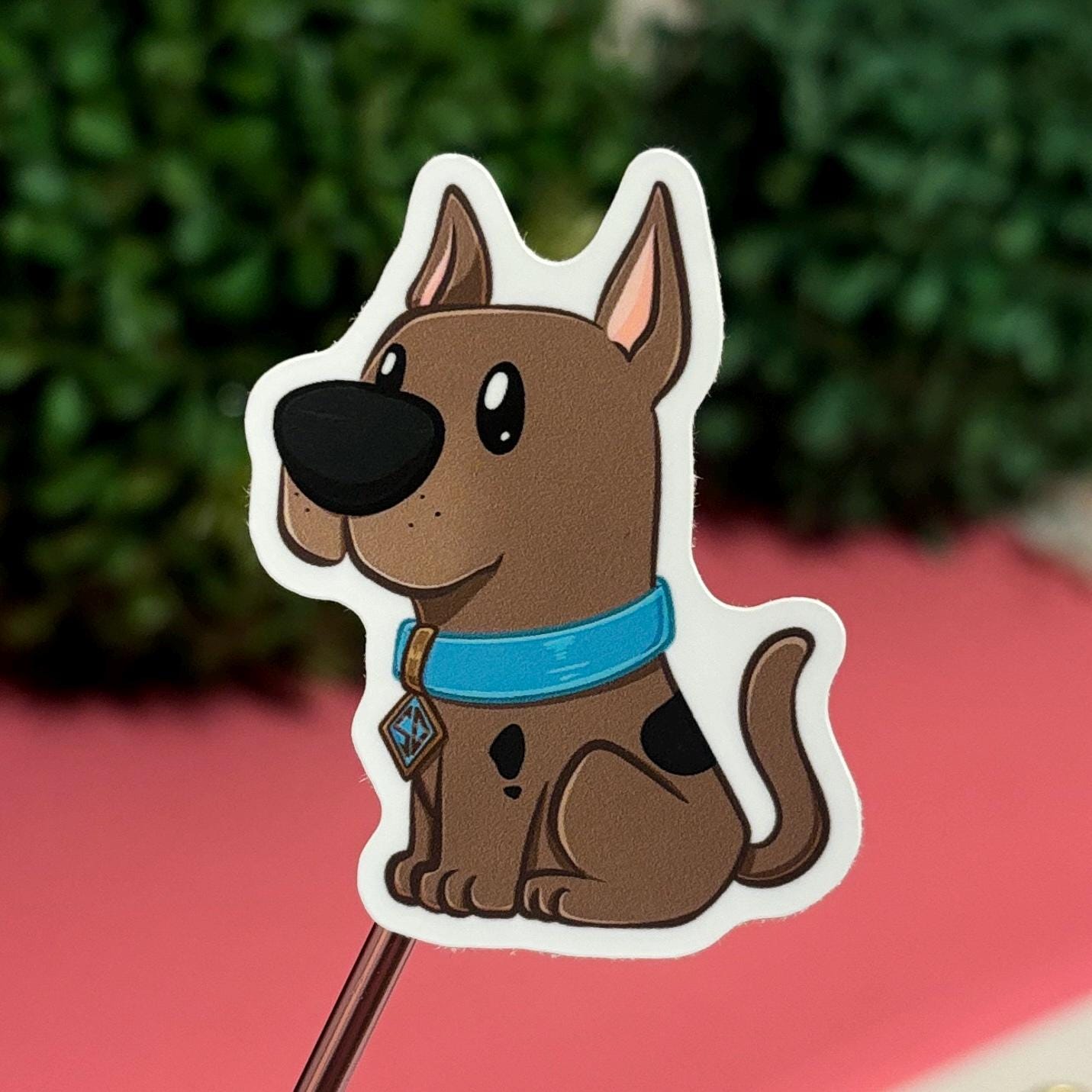 Detective Dog from Mystery Gang inspired Sticker