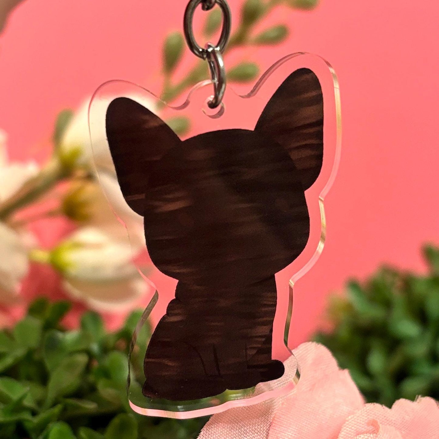 Brindle French Bulldog Keychain (More Colors In My Shop)