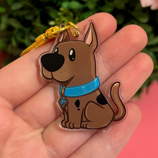 Dog Detective Mystery Gang Keychain