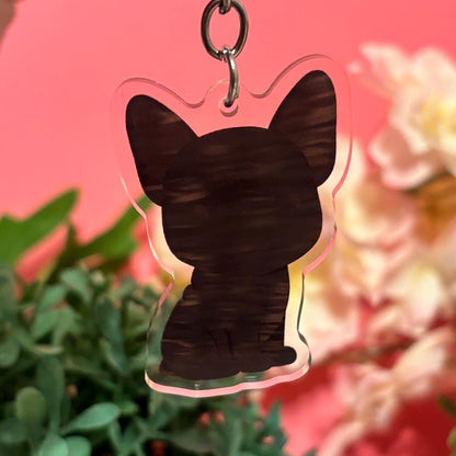 Brindle French Bulldog Keychain (More Colors In My Shop)