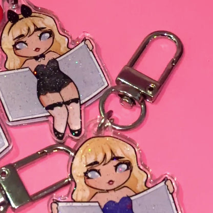 Sabrina Carpenter Short and Sweet Tour Keychains – Sparkly and Stylish!