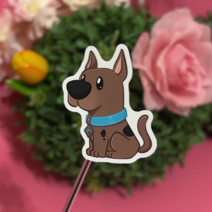 Detective Dog from Mystery Gang inspired Sticker