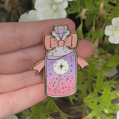 Beautiful Dandelion Potion Enamel Hard Pin