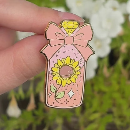 SUNFLOWER POTION Hard Enamel Pin