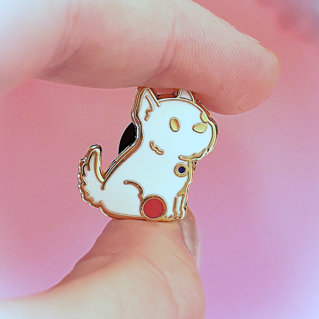 Scratch Baldur's Gate 3 Inspired Hard Enamel Pin