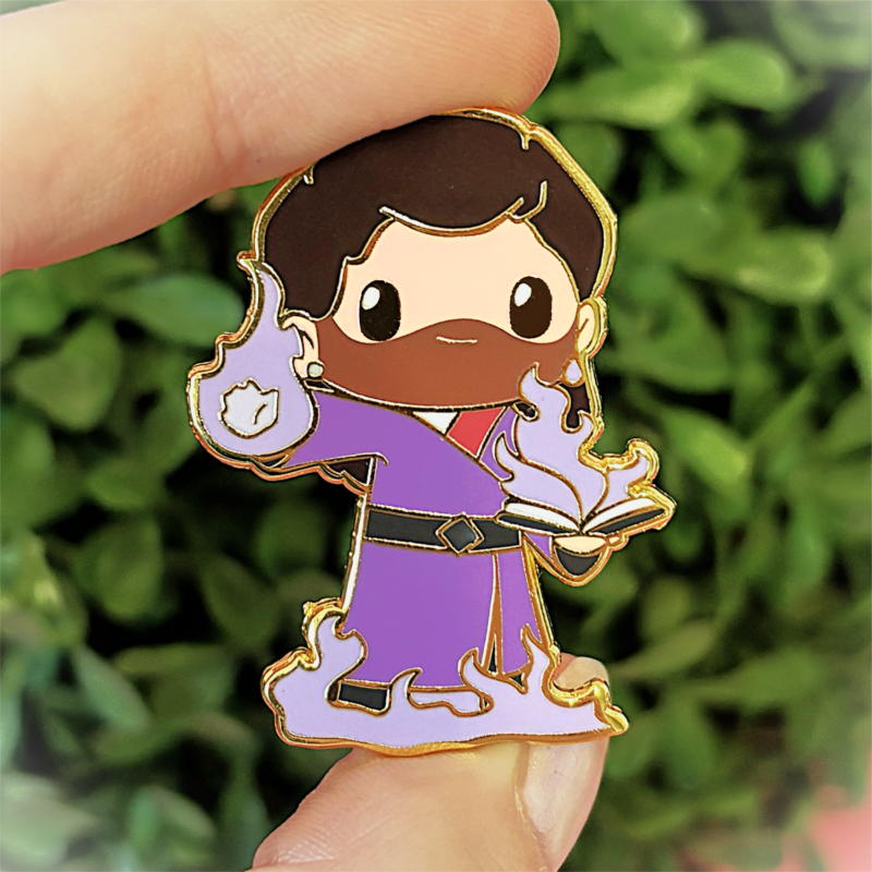 Gale Baldur's Gate 3 Inspired Hard Enamel BG3 Pin