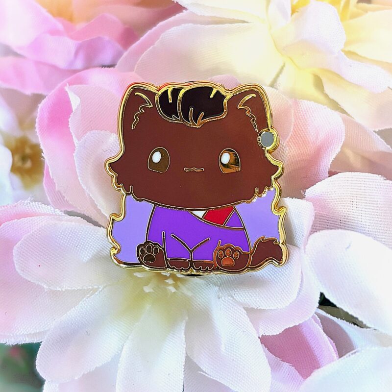 Gale Baldur's Gate 3 Inspired Cat Version Hard Enamel Pin