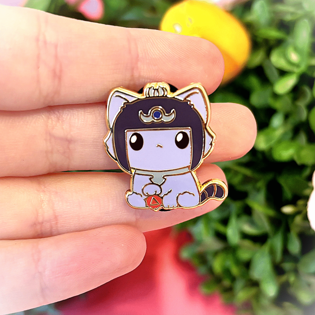 Shadowheart Cat Baldur's Gate 3 Inspired Hard Enamel Pin