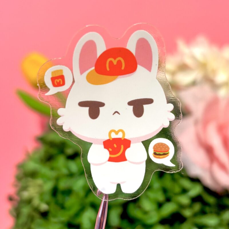 McBunny transparent sticker