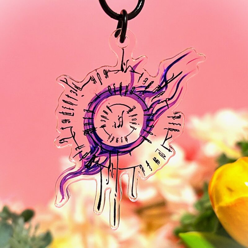 BG3 combined Astarion And Gale Tattoo Keychain