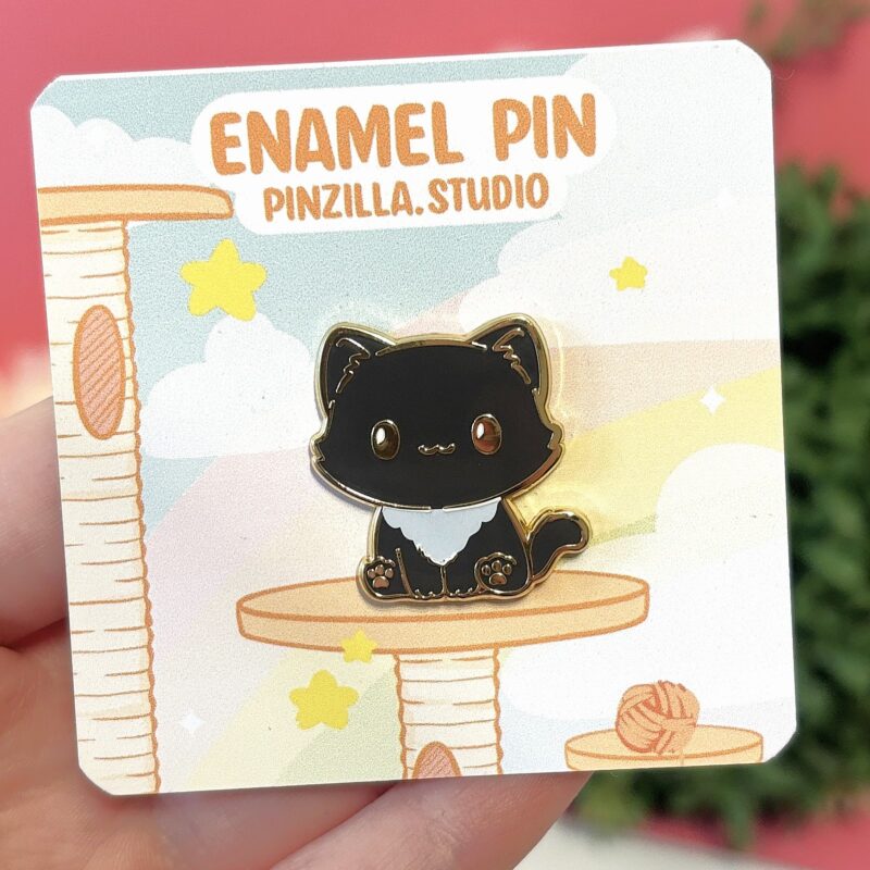 Tuxedo Cat Pin