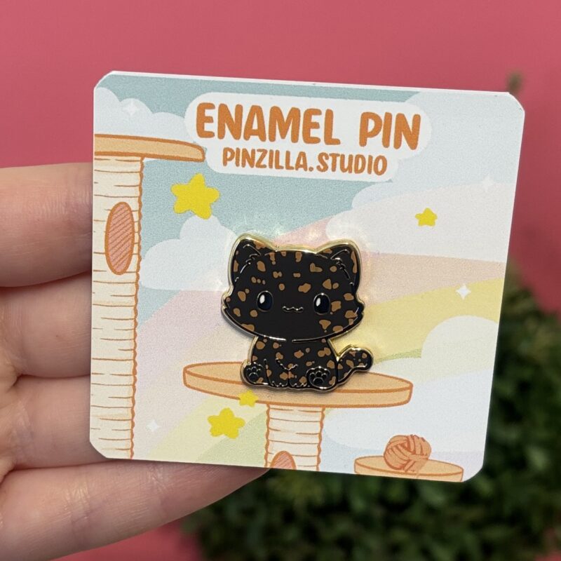 Tortoiseshell Torbie Cat Pin