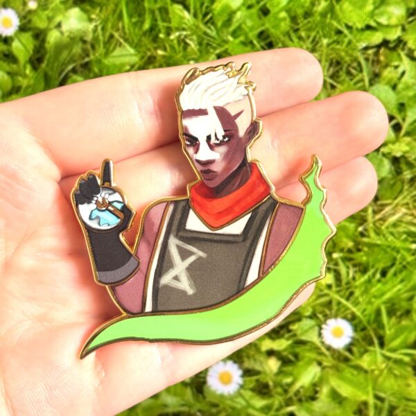 Arcane-Inspired Premium Ekko Enamel Pin - Image 2