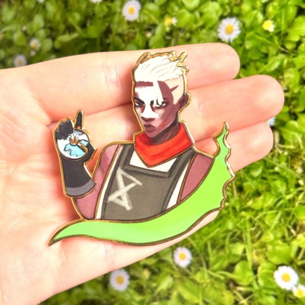 Arcane-Inspired Premium Ekko Enamel Pin - Image 4