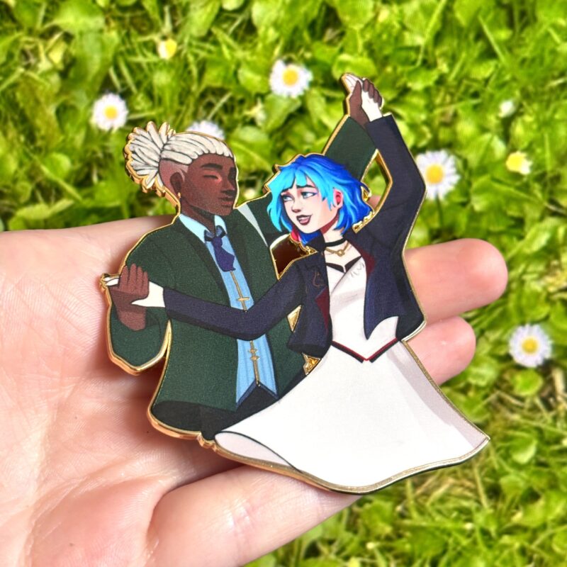 Arcane-Inspired Premium Dance Ekko & Powder Enamel Pin