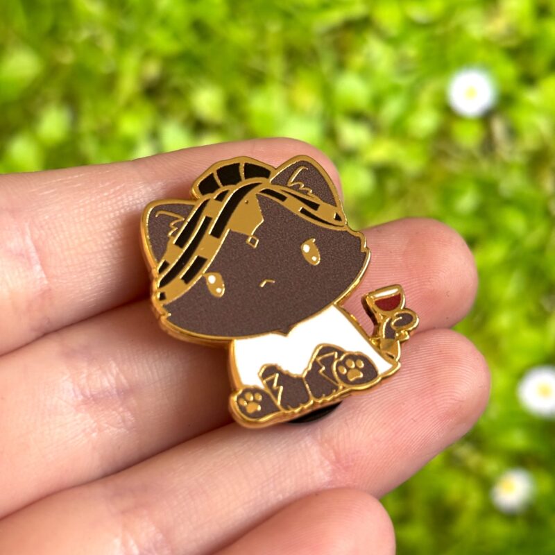 Arcane-Inspired Cute Chibi Cat Mel Enamel Pin
