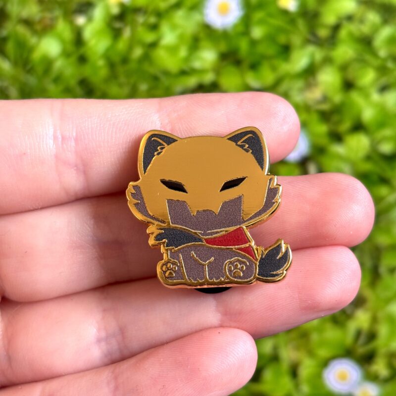 Arcane-Inspired Cute Chibi Cat Ambessa Enamel Pin
