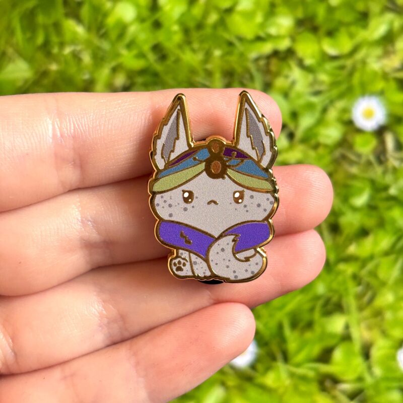 Arcane-Inspired Cute Chibi Cat Lest Enamel Pin