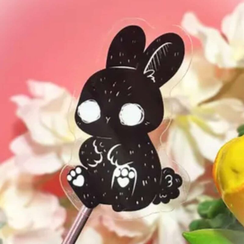 Sticker - Black Bunny
