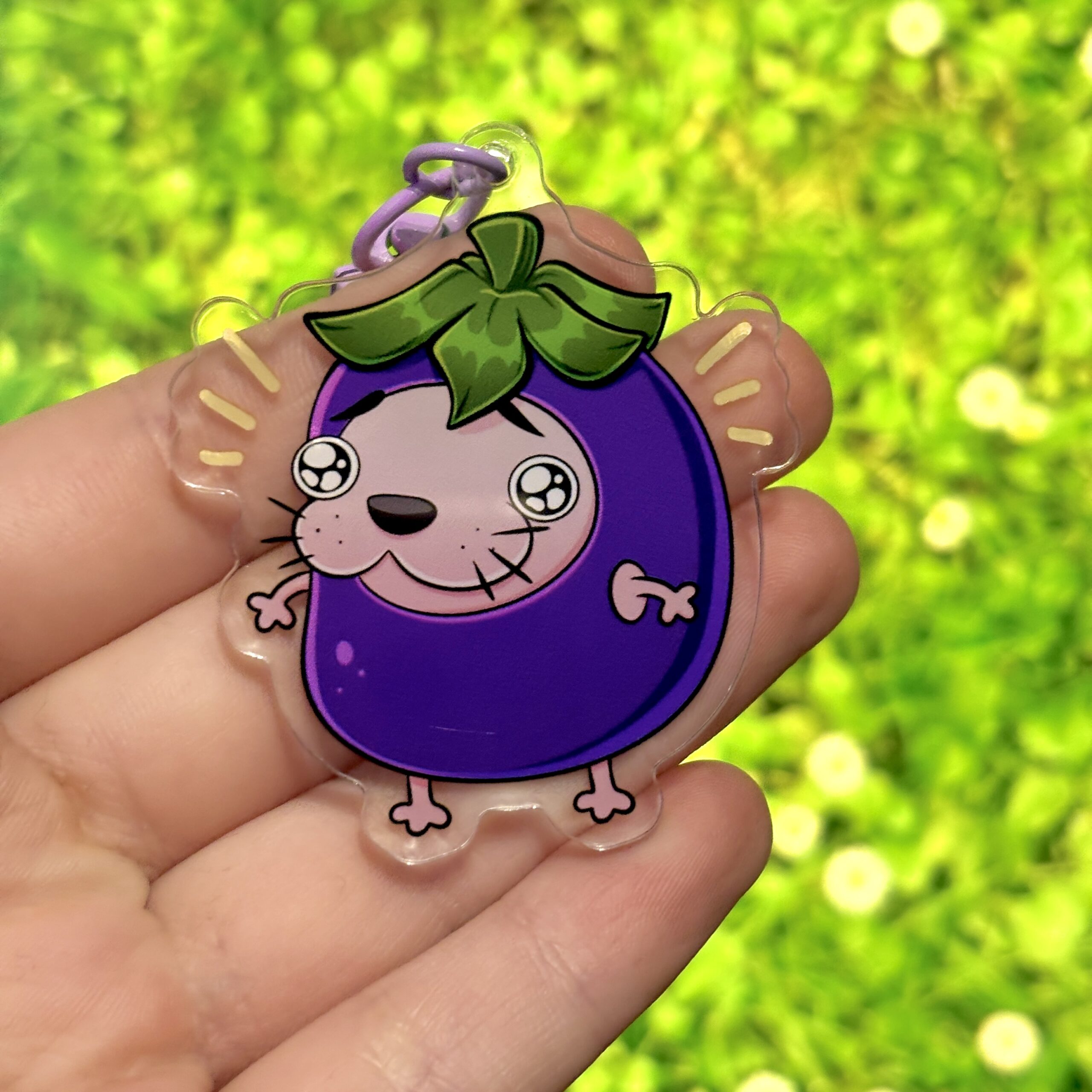 The Cowardly Dog Keychain