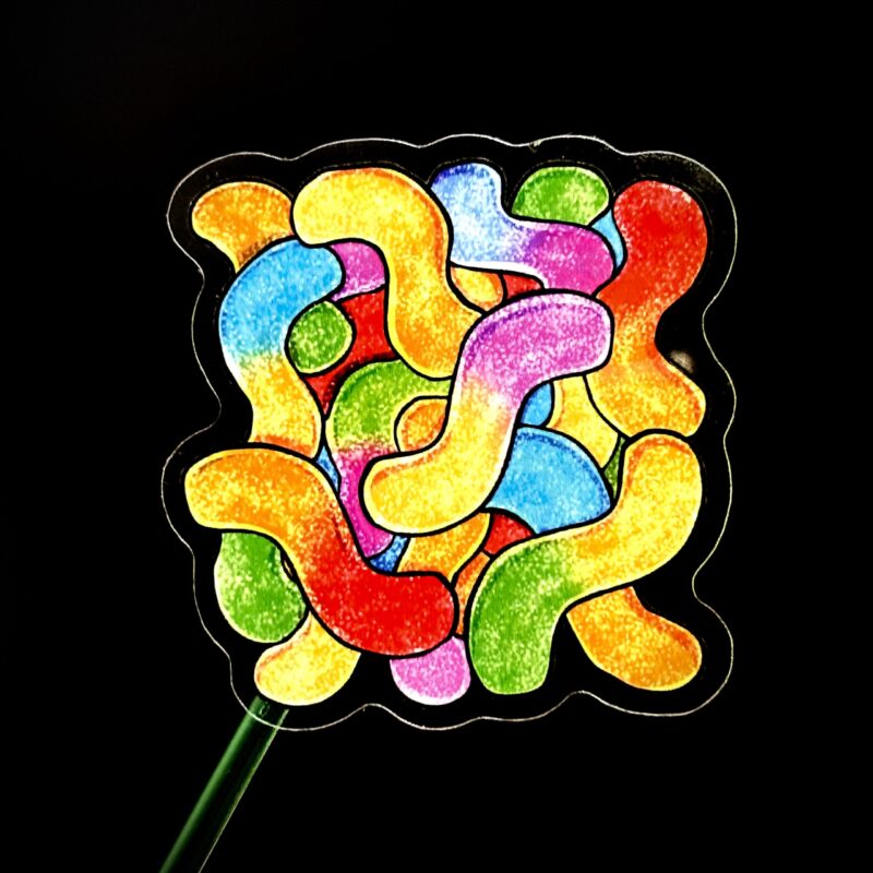 Sticker - Worms Gummies