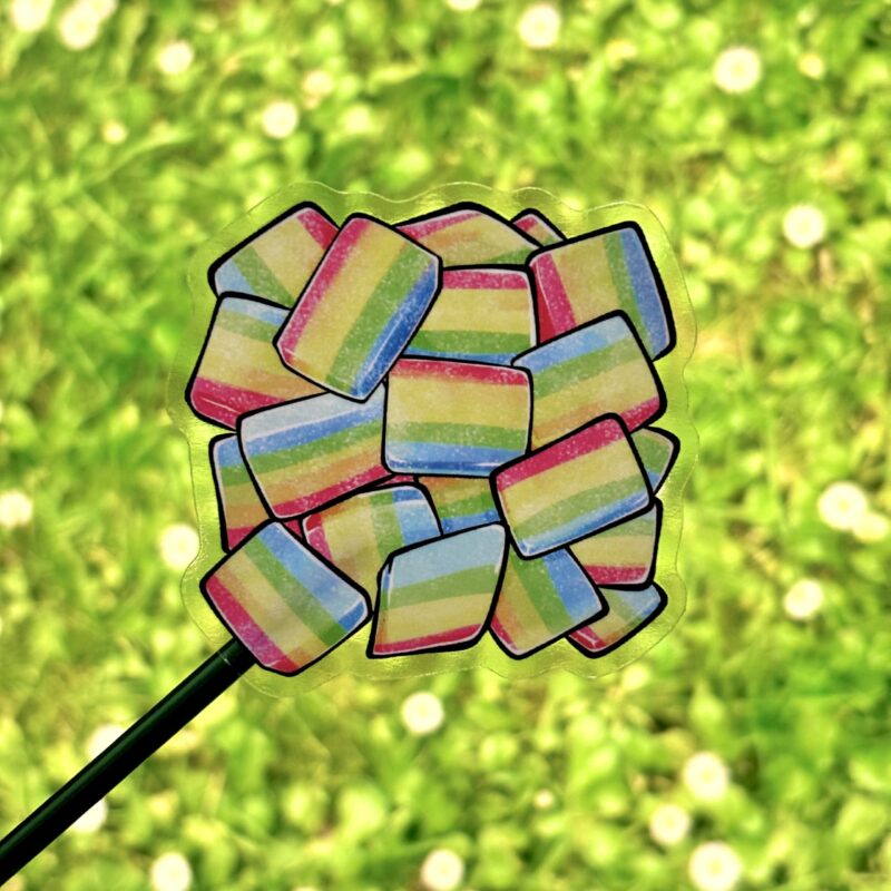 Sticker - Rainbow Stripes Gummies