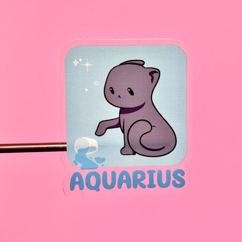 Sticker - Aquarius Cat