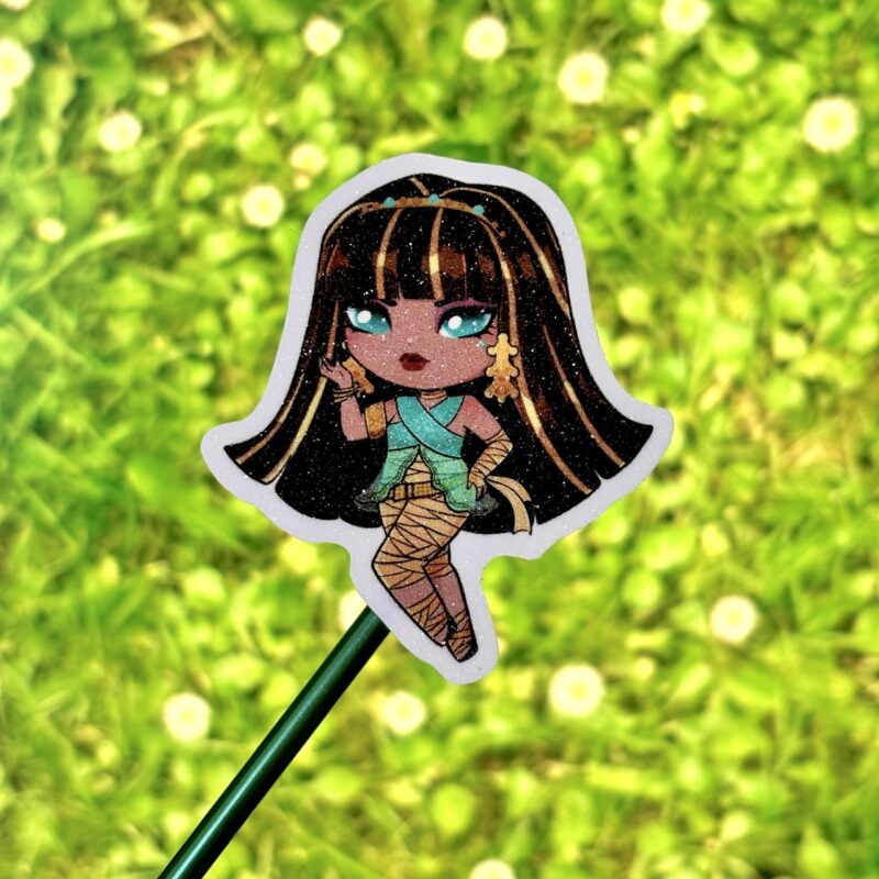 Glitter Sticker - Cleo MH