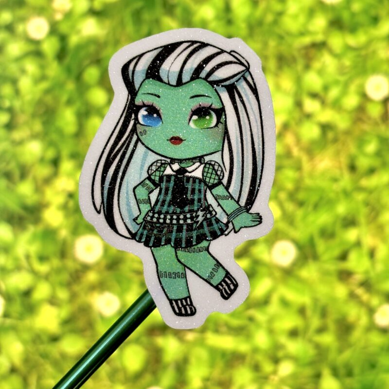 Glitter Sticker - Frankie MH