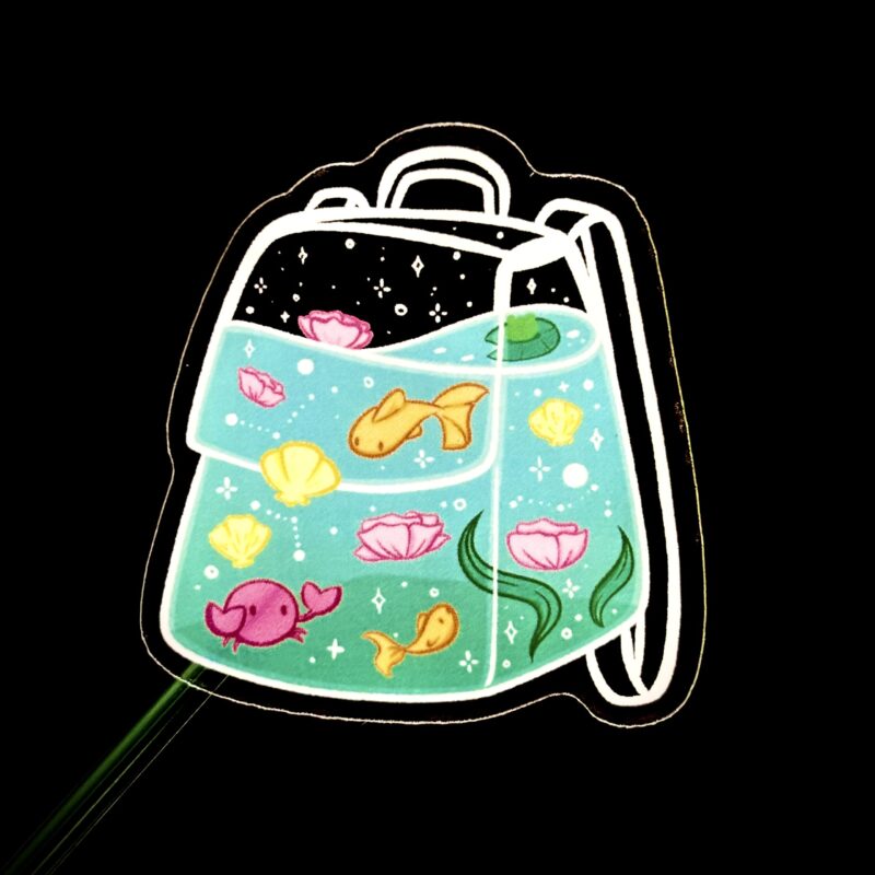 Sticker - Aquarium Backpack